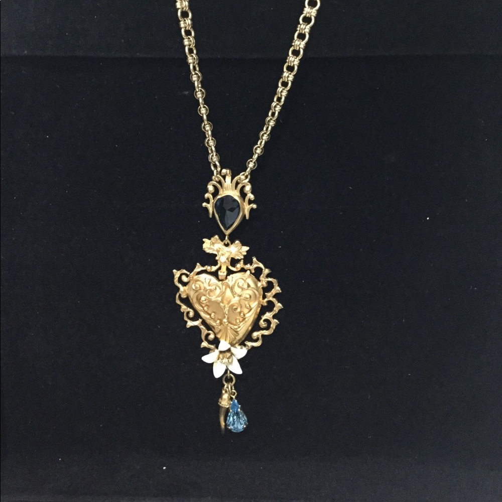 Dolce and Gabbana Gold Heart Necklace